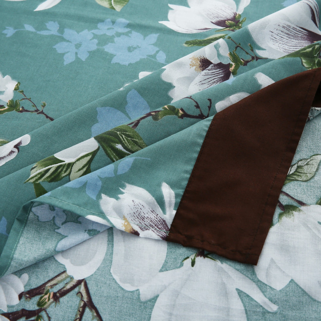 3 Pcs Cuffed Printed Bedsheet Set - 1305