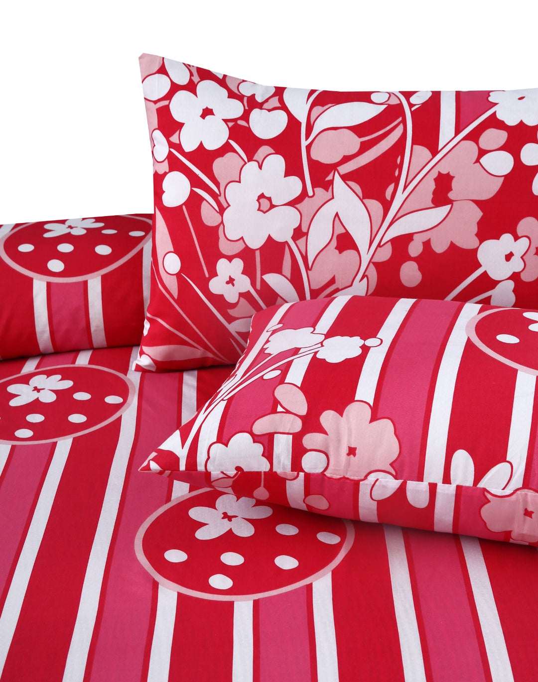 3 Pcs Premium Printed Bedsheet Set - 1333