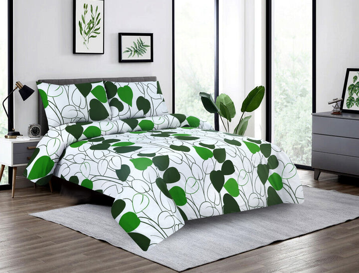 3 Pcs Premium Printed Bedsheet Set - 1334