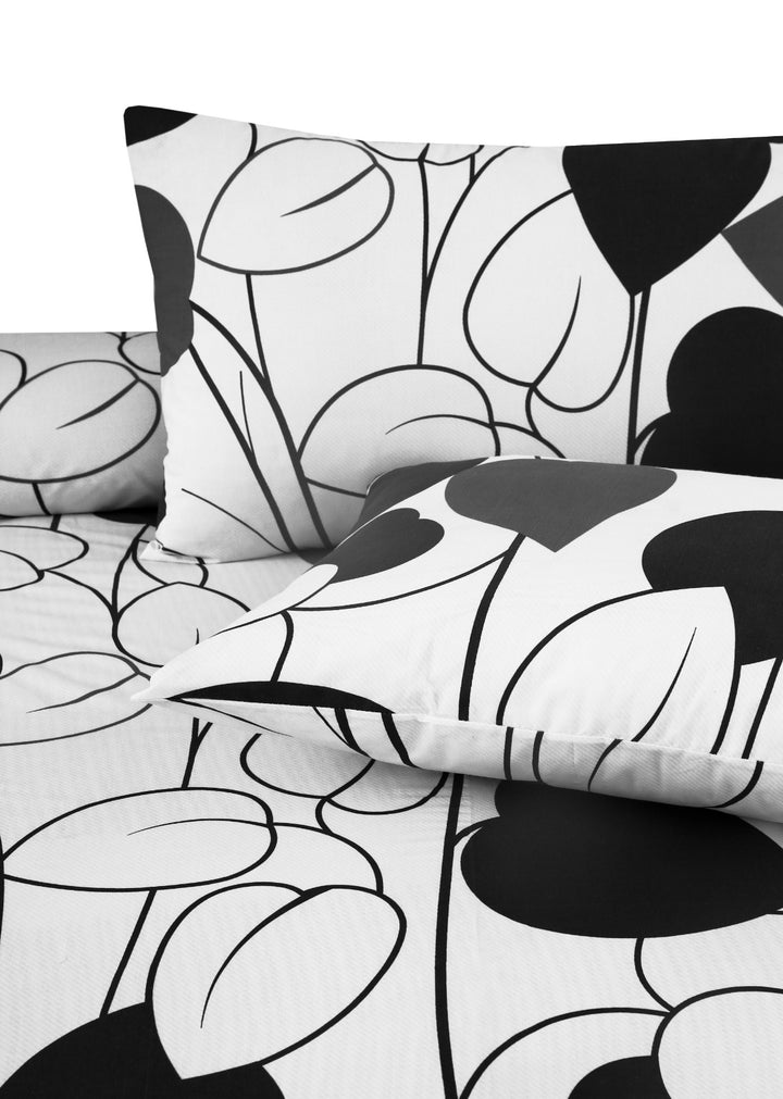 3 Pcs Premium Printed Bedsheet Set - 1336