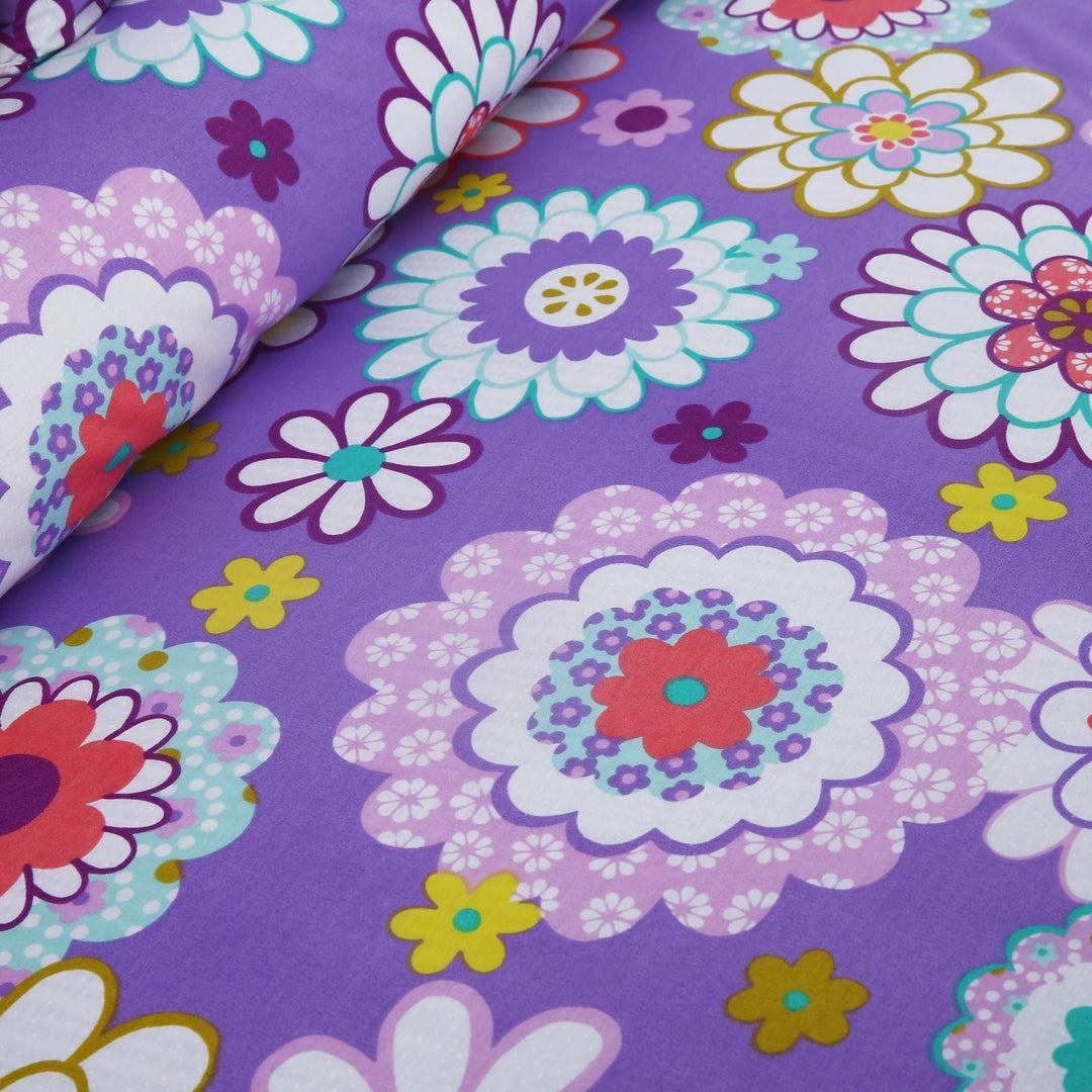 3 Pcs Premium Printed Bedsheet Set - 1337