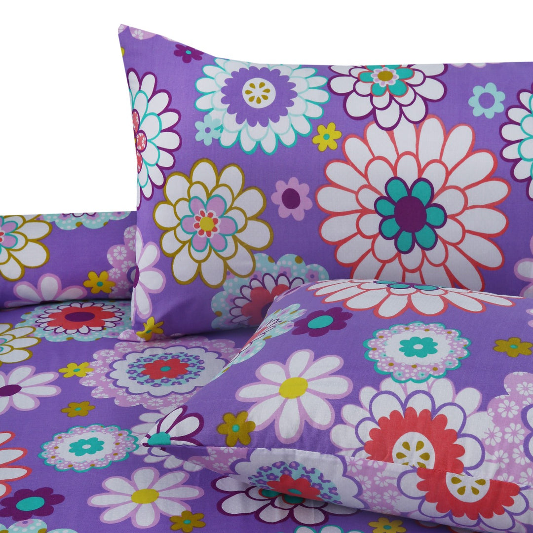 3 Pcs Premium Printed Bedsheet Set - 1337