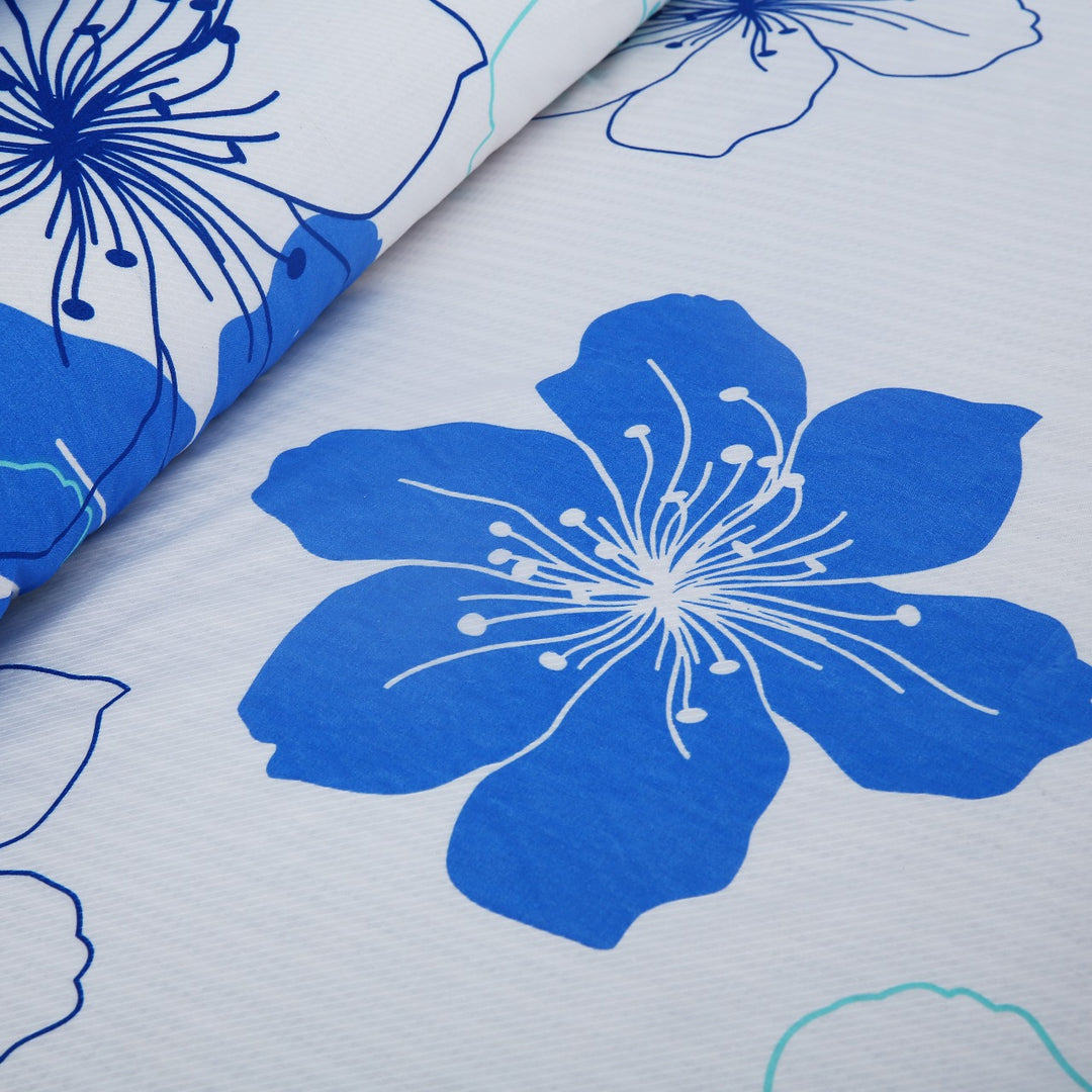 3 Pcs Premium Printed Bedsheet Set - 1338