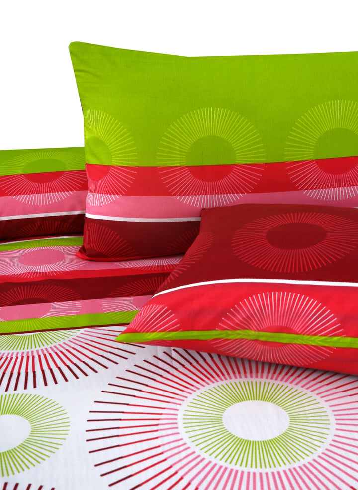 3 Pcs Premium Printed Bedsheet Set - 1345