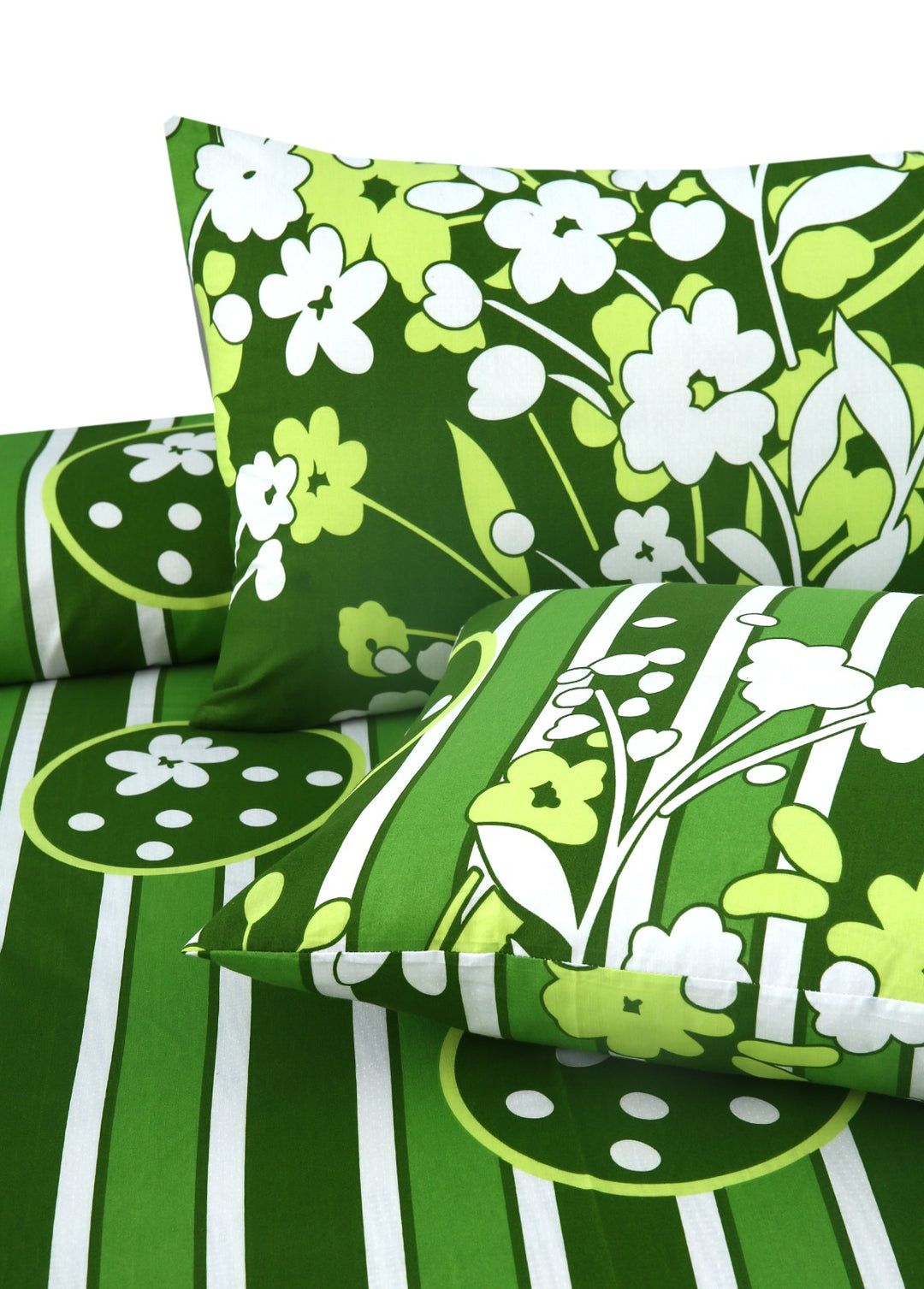 3 Pcs Premium Printed Bedsheet Set - 1346