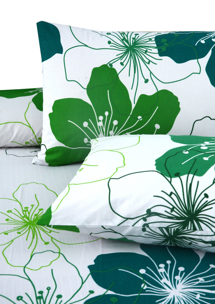 3 Pcs Premium Printed Bedsheet Set - 1349