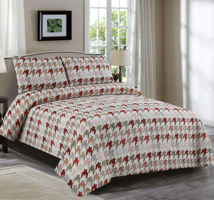 3 PCS PRINTED KING SIZE BED SHEET 810