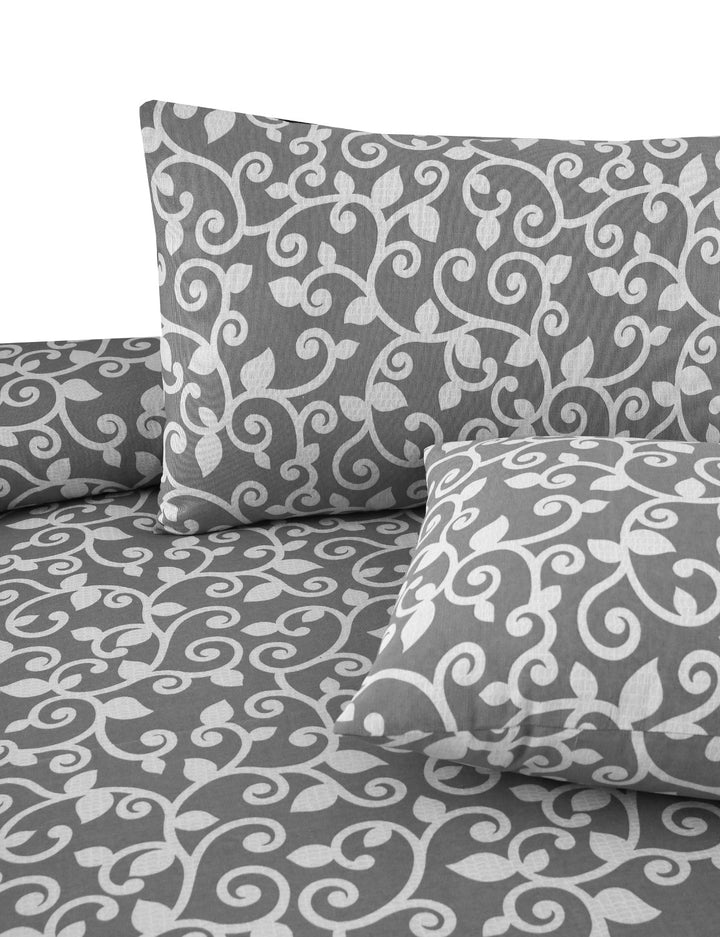 3 PCS PRINTED KING SIZE BED SHEET 820