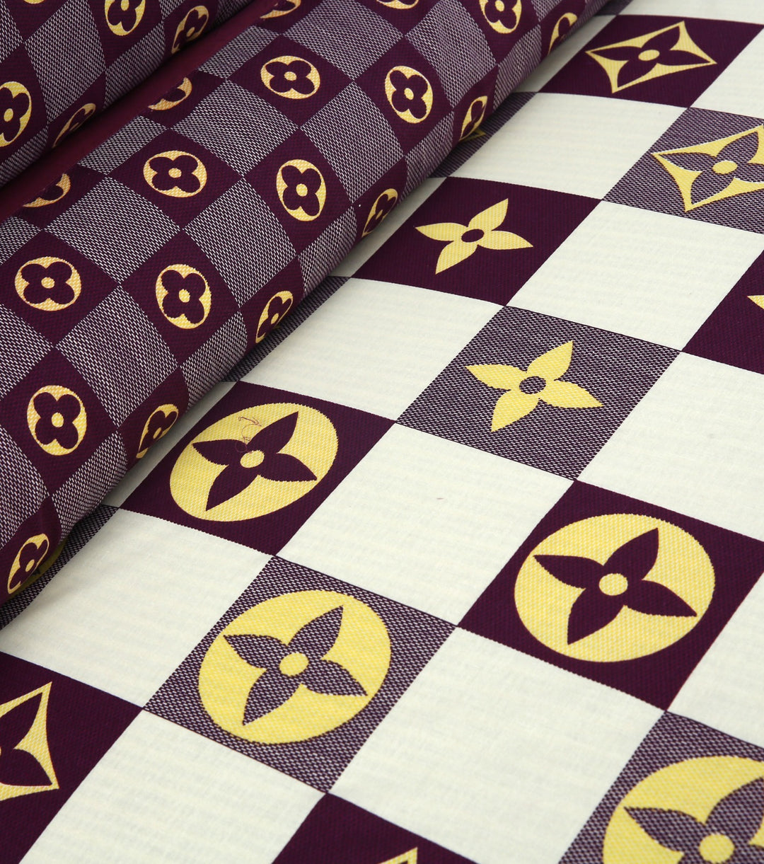 3 Pcs Cuffed Printed Bedsheet Set - 1354
