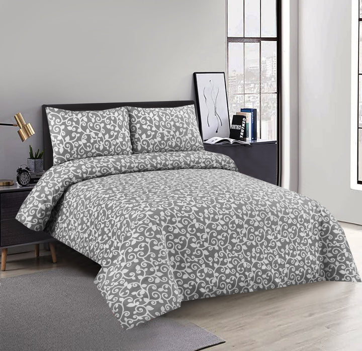 3 PCS PRINTED KING SIZE BED SHEET 820