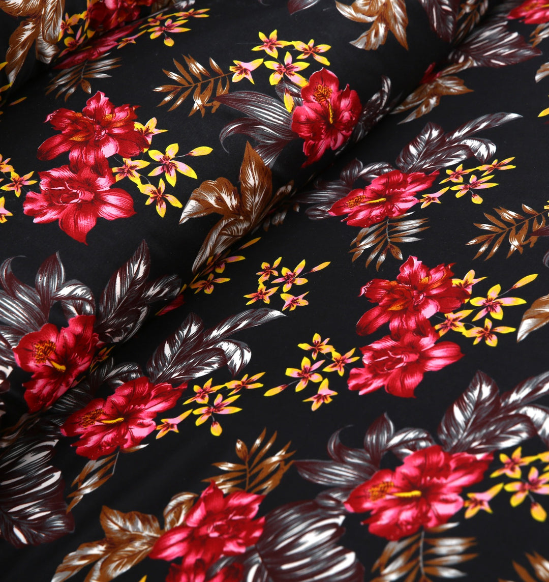 3 Pcs Premium Printed Bedsheet Set - 1358