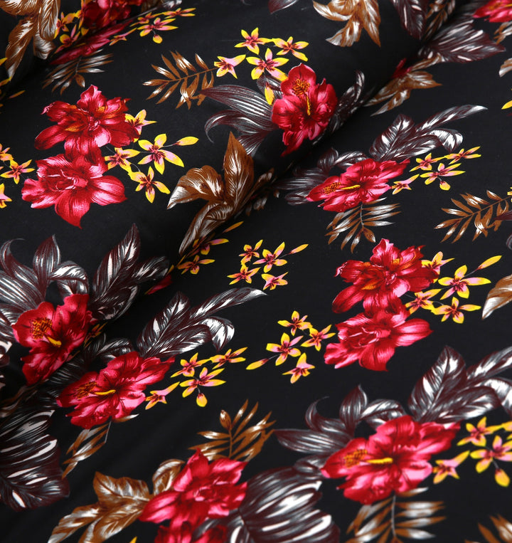 3 Pcs Premium Printed Bedsheet Set - 1358