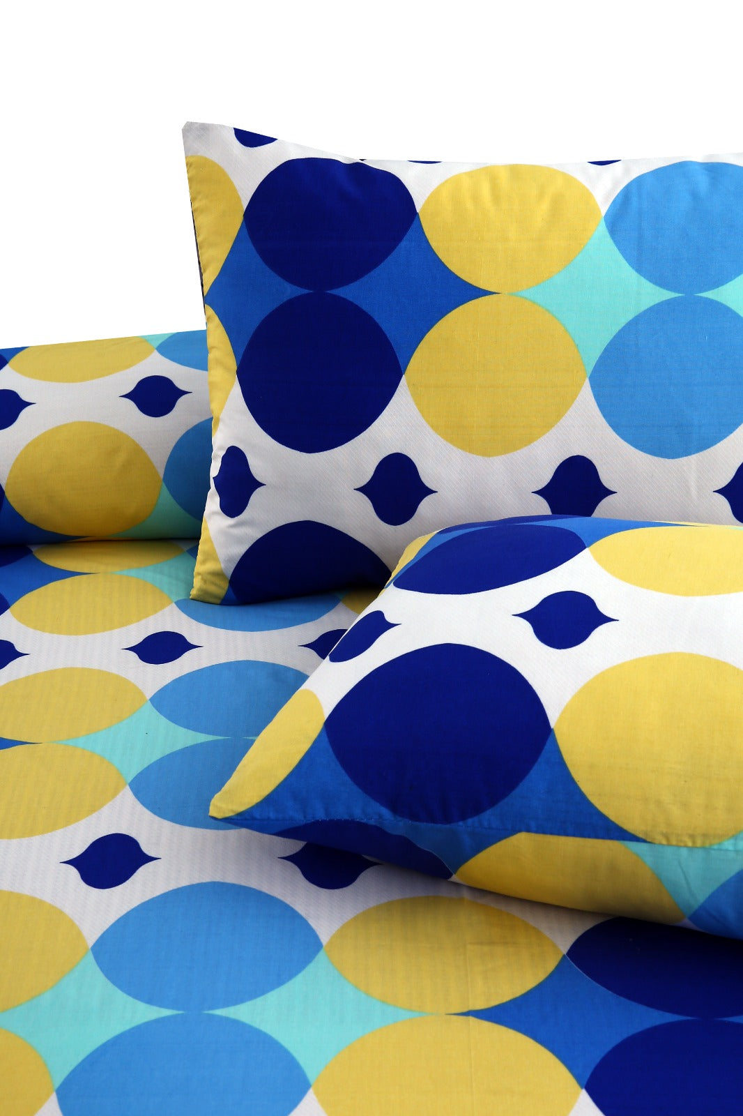 3 Pcs Premium Printed Bedsheet Set - 1392