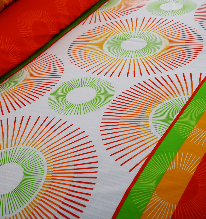 3 Pcs Premium Printed Bedsheet Set - 1393