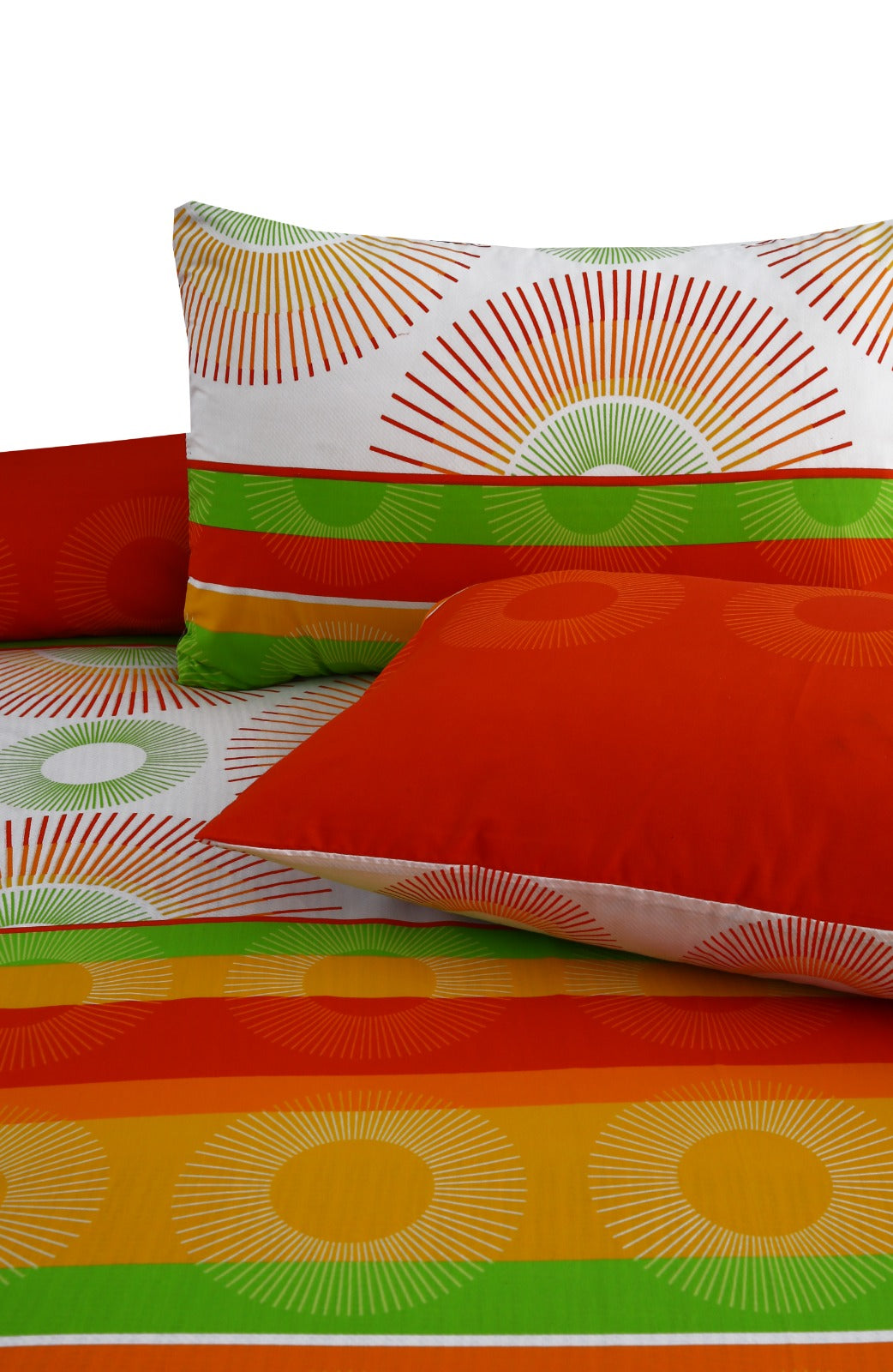 3 Pcs Premium Printed Bedsheet Set - 1393