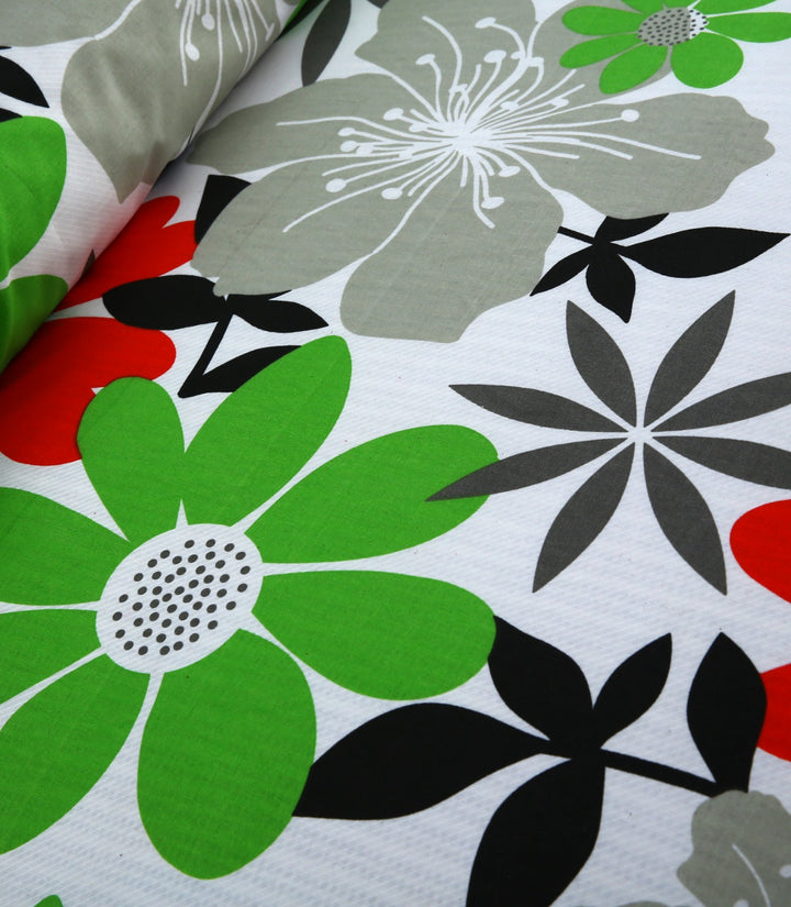 3 Pcs Premium Printed Bedsheet Set - 1394