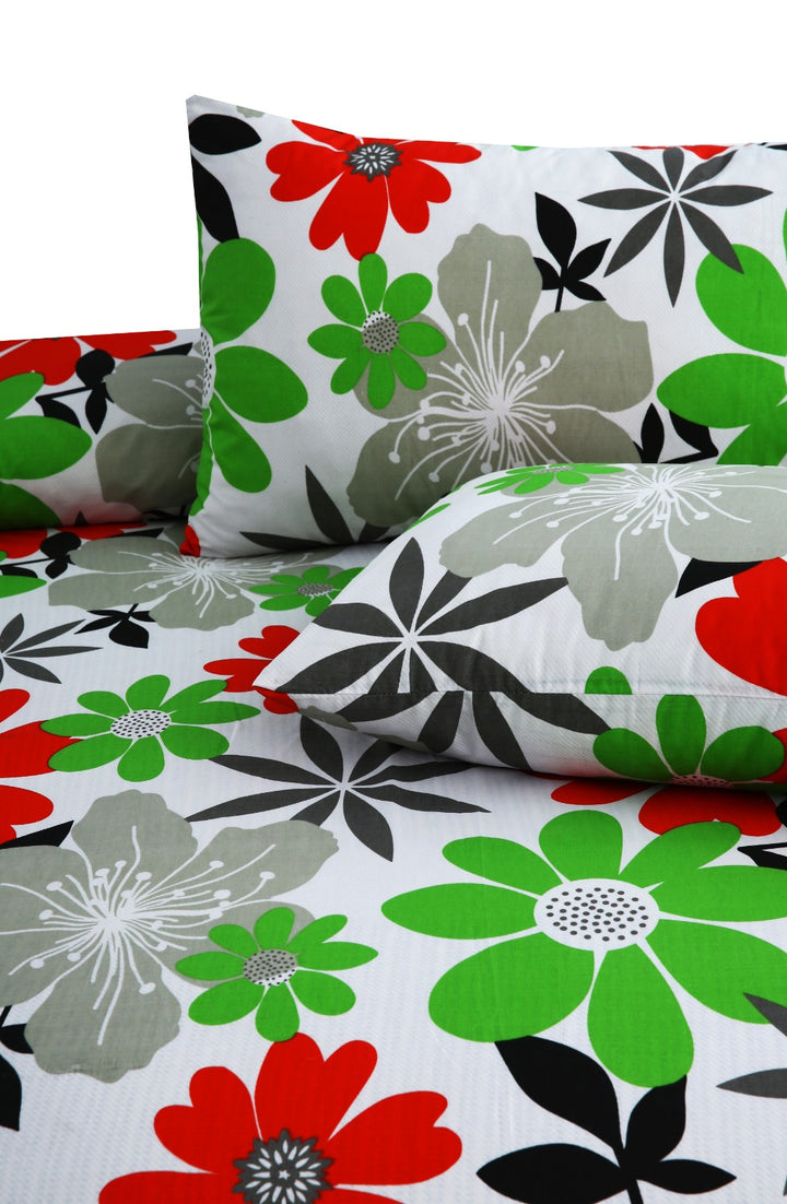 3 Pcs Premium Printed Bedsheet Set - 1394
