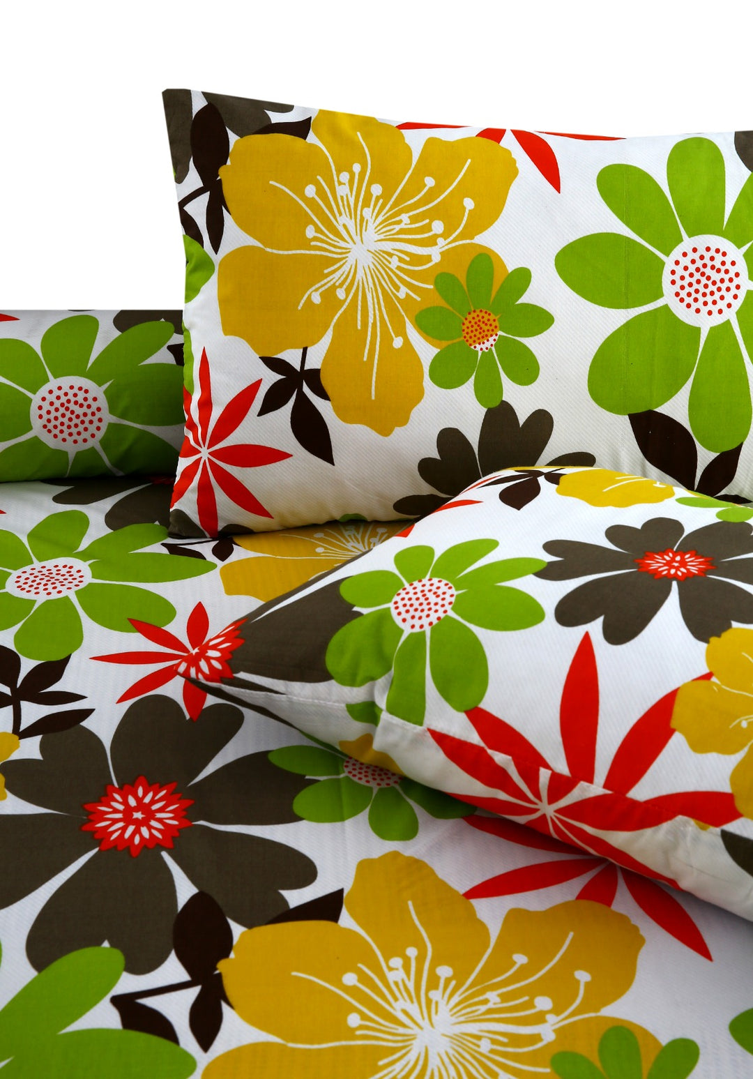3 Pcs Premium Printed Bedsheet Set - 1397