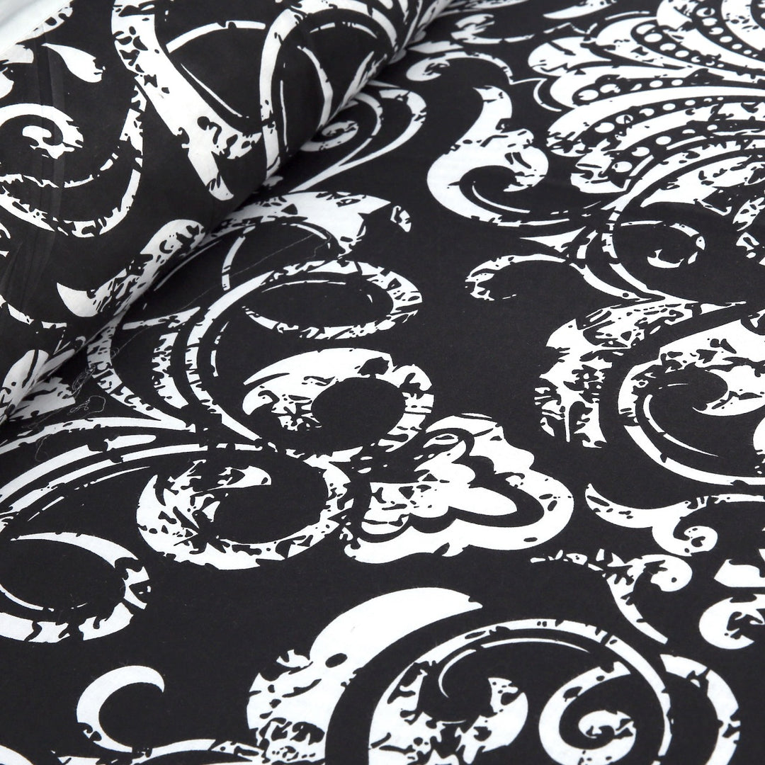 3 Pcs Cuffed Printed Bedsheet Set - 1409