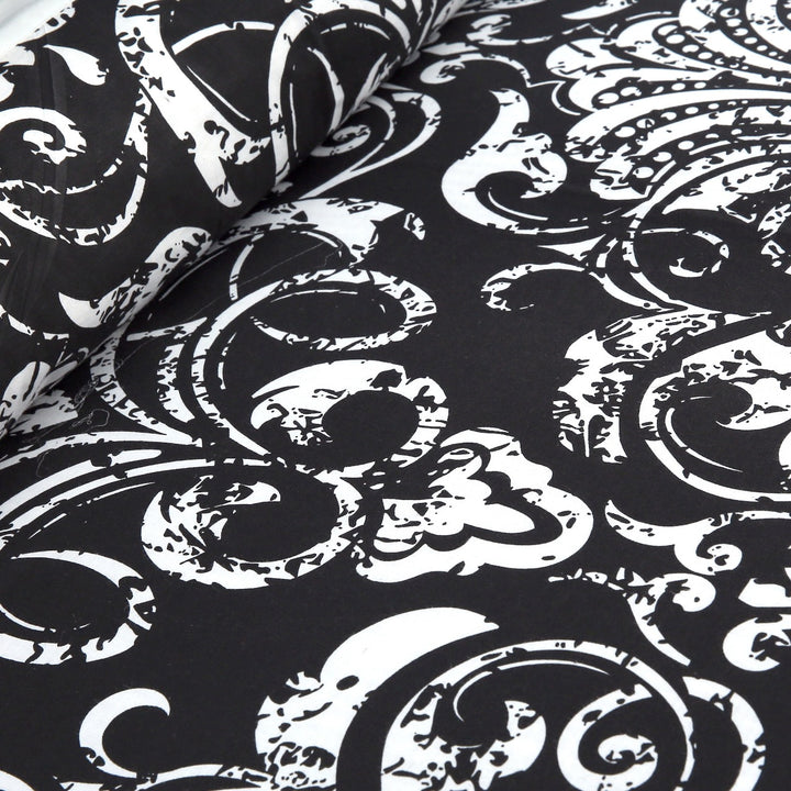 3 Pcs Cuffed Printed Bedsheet Set - 1409