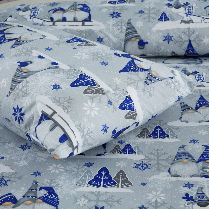 2 Pcs Luxury Single Printed Bed Sheet -1425