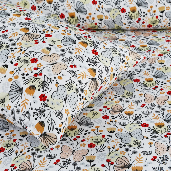 2 Pcs Luxury Single Printed Bed Sheet -1427