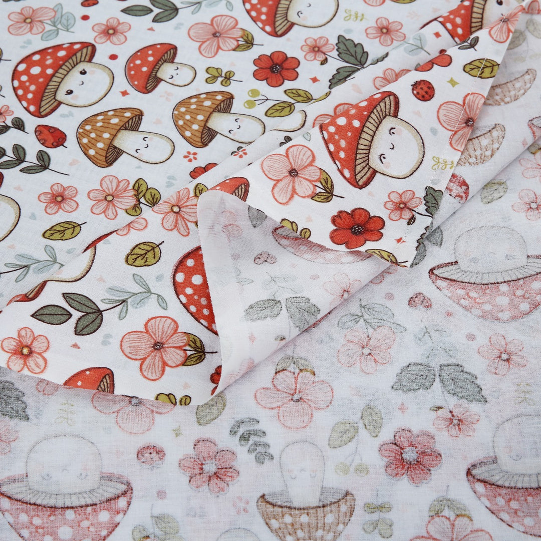 2 Pcs Luxury Single Printed Bed Sheet -1429