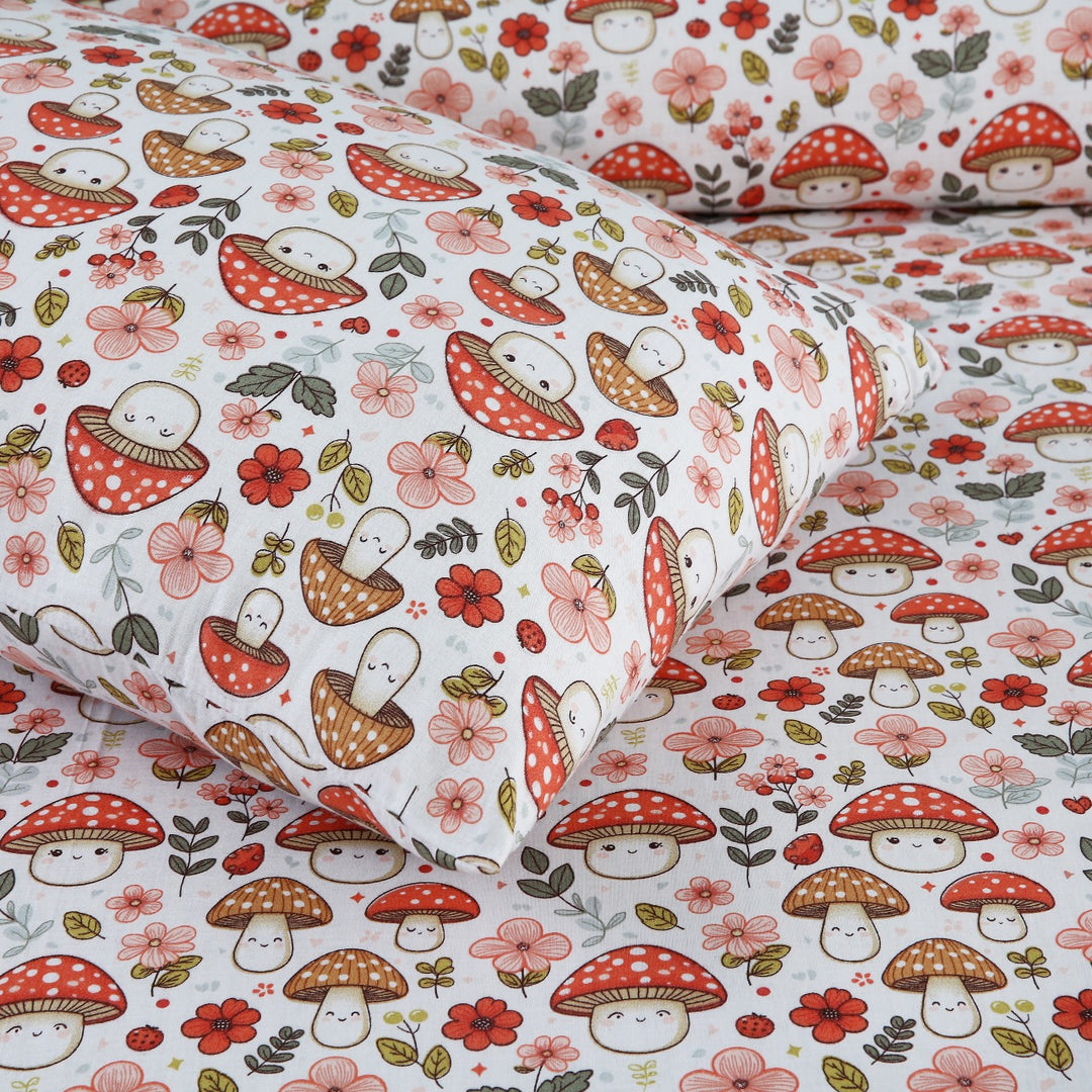 2 Pcs Luxury Single Printed Bed Sheet -1429