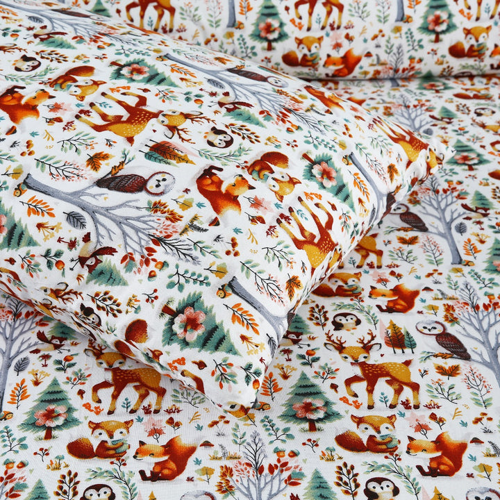 2 Pcs Luxury Single Printed Bed Sheet -1430