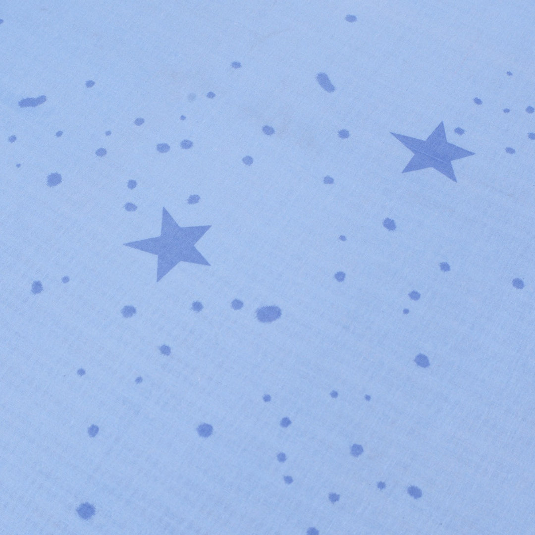 3 Pcs Cuffed Printed Bedsheet Set - 1437