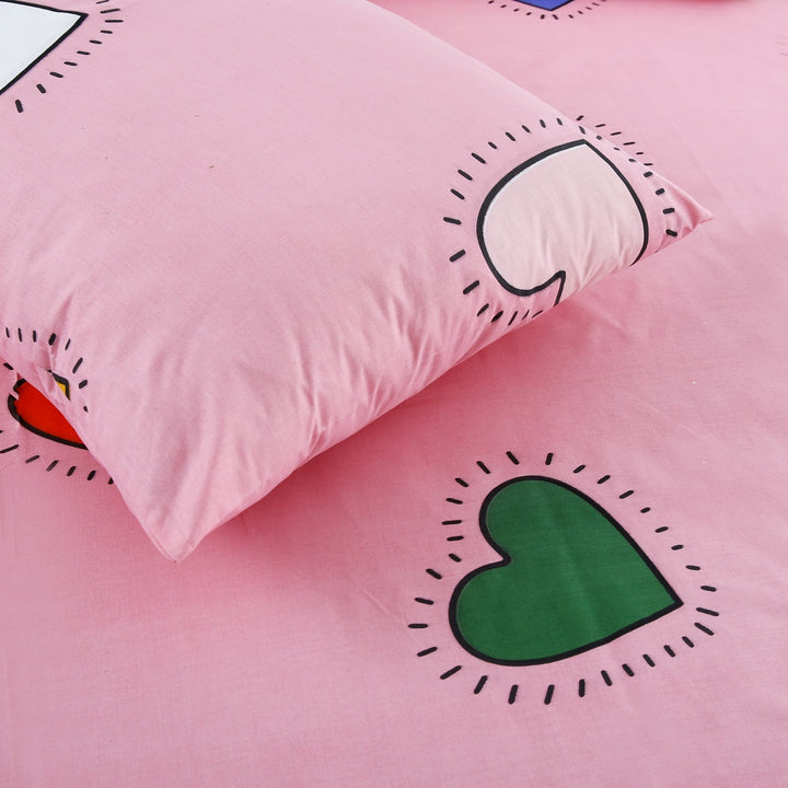 2 Pcs Luxury Single Printed Bed Sheet -1446
