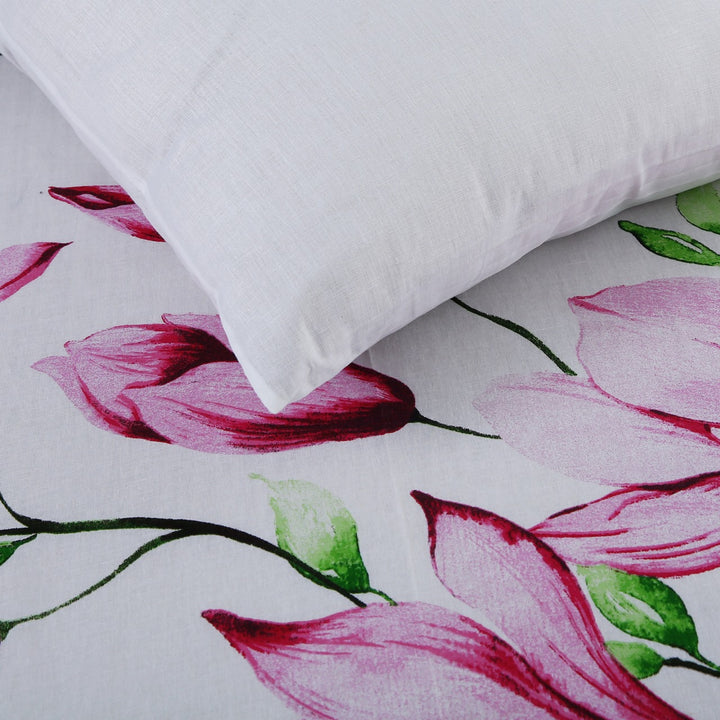 2 Pcs Luxury Single Printed Bed Sheet -1456