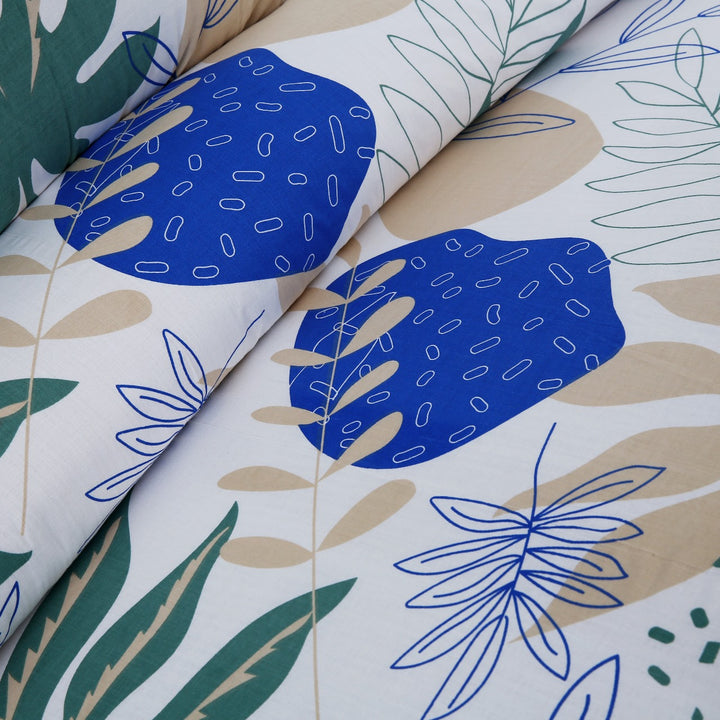 2 Pcs Luxury Single Printed Bed Sheet -1458