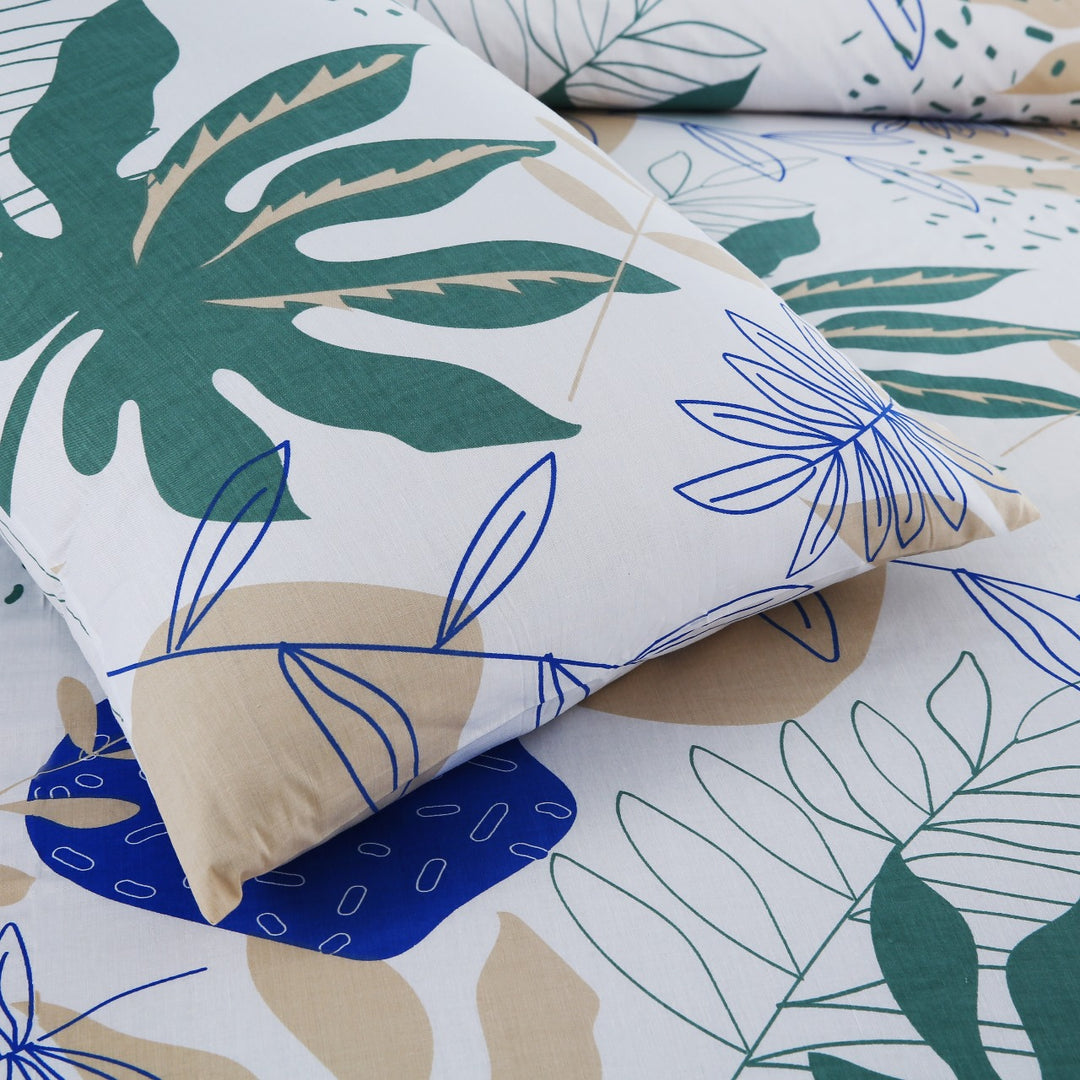 2 Pcs Luxury Single Printed Bed Sheet -1458