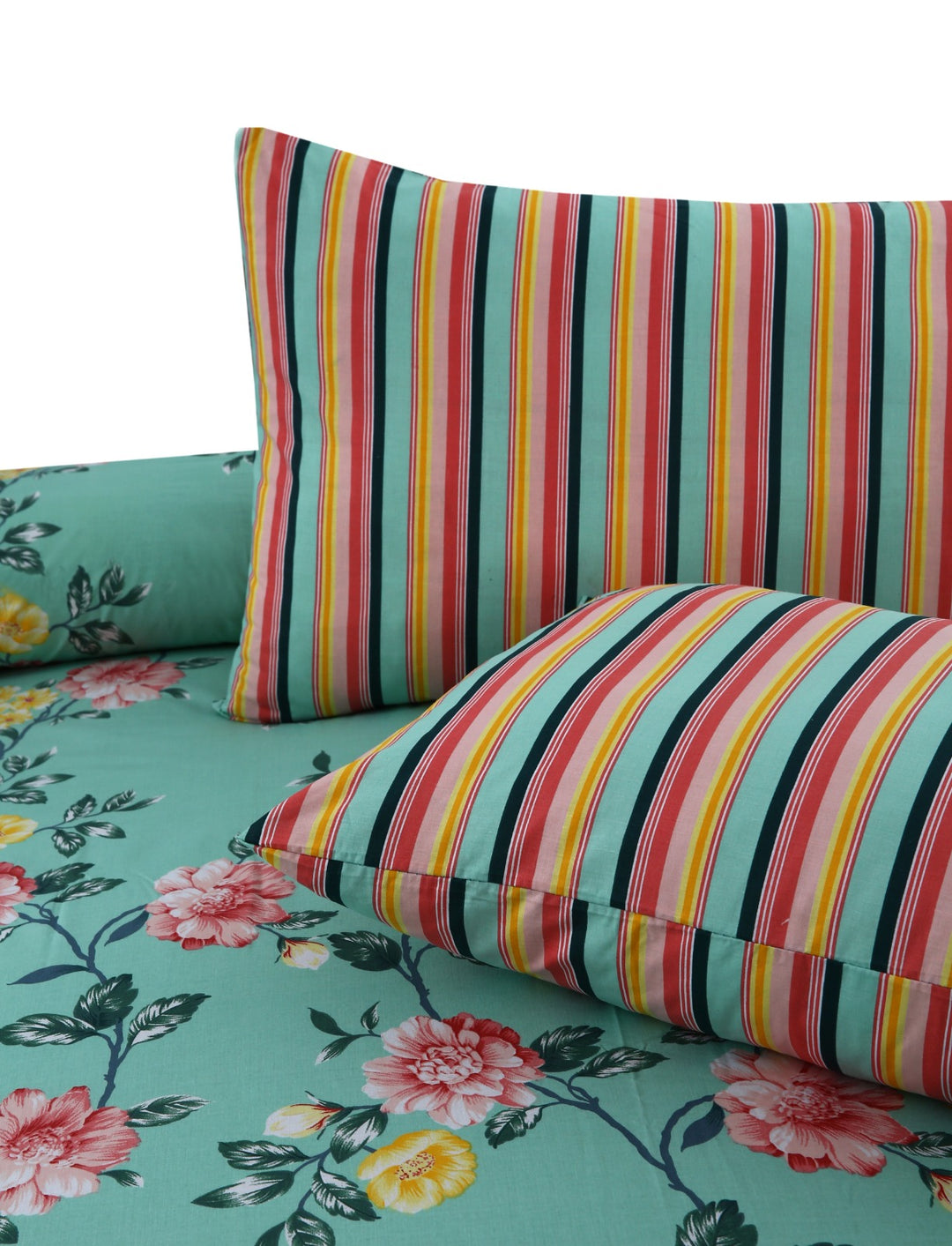 3 Pcs Premium Printed Bedsheet Set - 1454