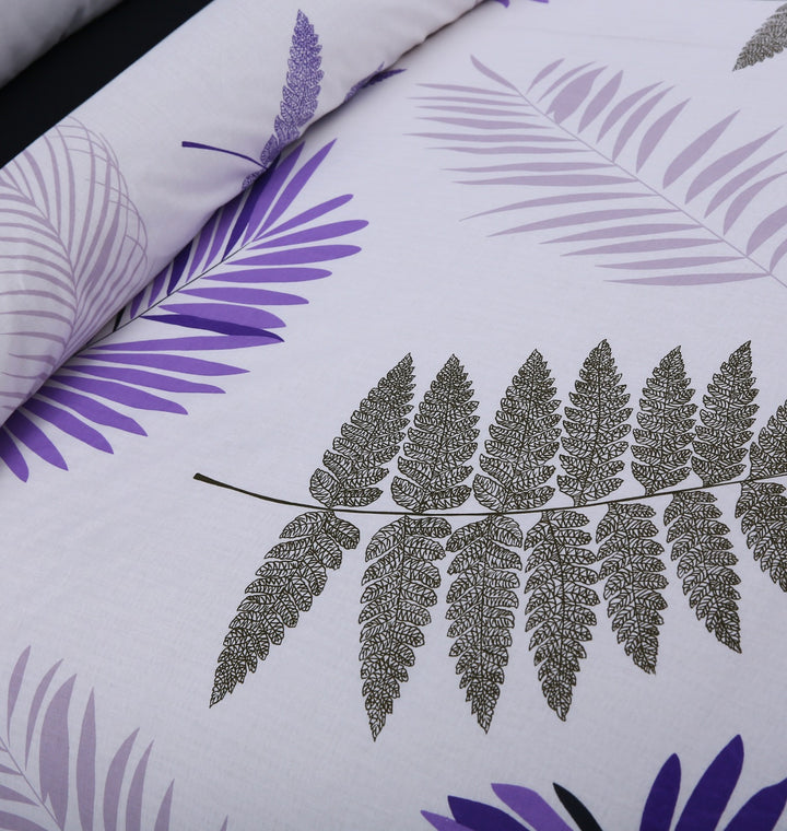 3 Pcs Cuffed Printed Bedsheet Set - 1465