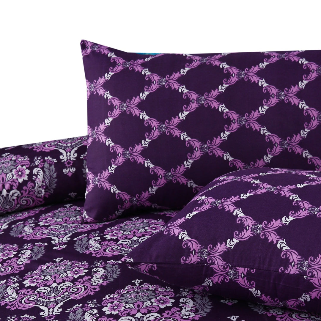 3 Pcs Premium Printed Bedsheet Set - 1467