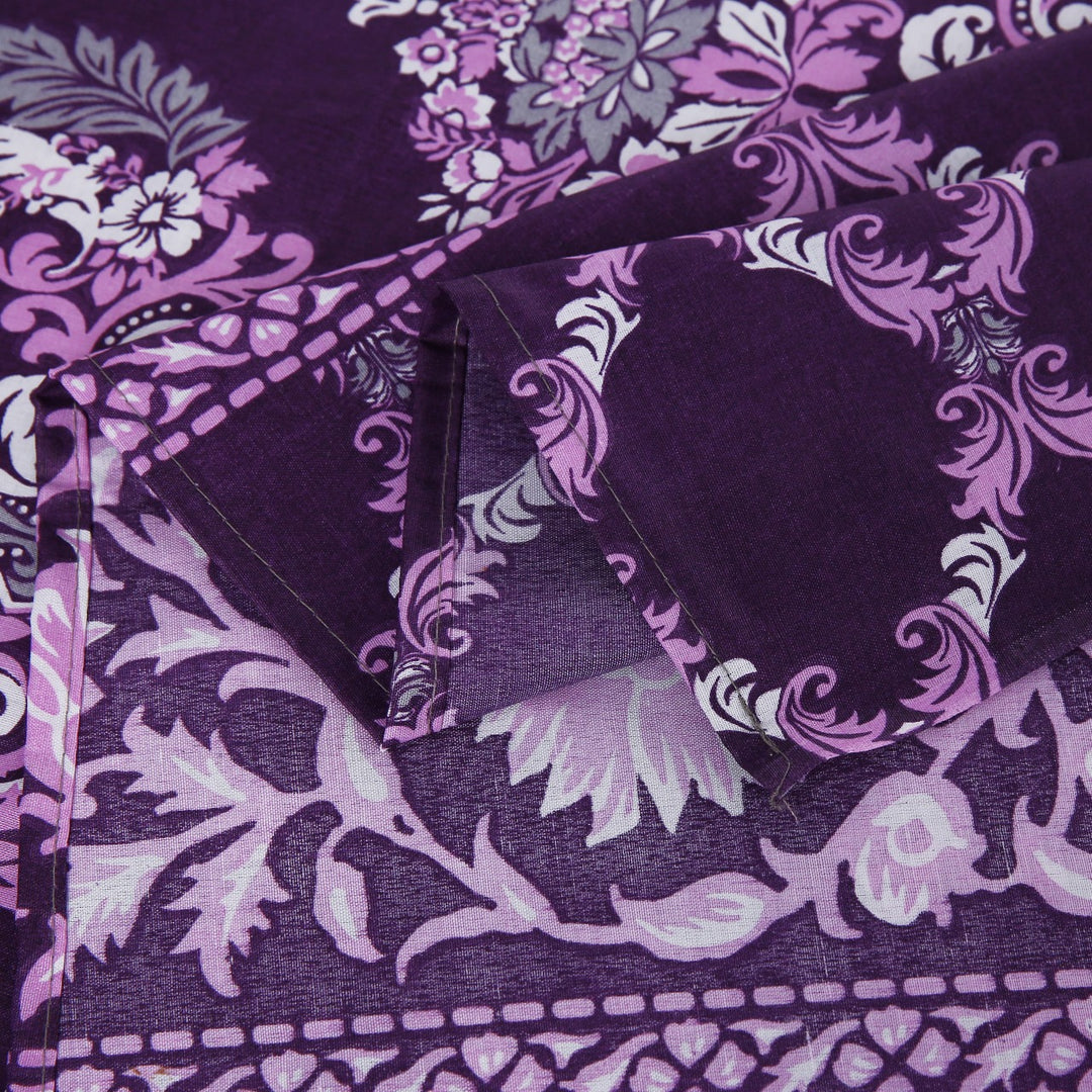 3 Pcs Premium Printed Bedsheet Set - 1467