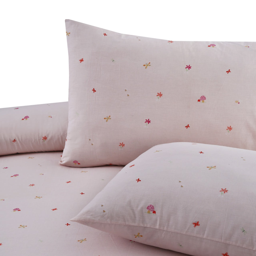 3 Pcs Premium Printed Bedsheet Set - 1476