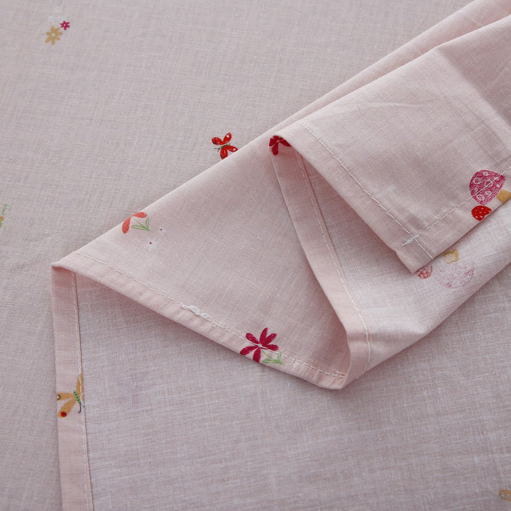 3 Pcs Premium Printed Bedsheet Set - 1476