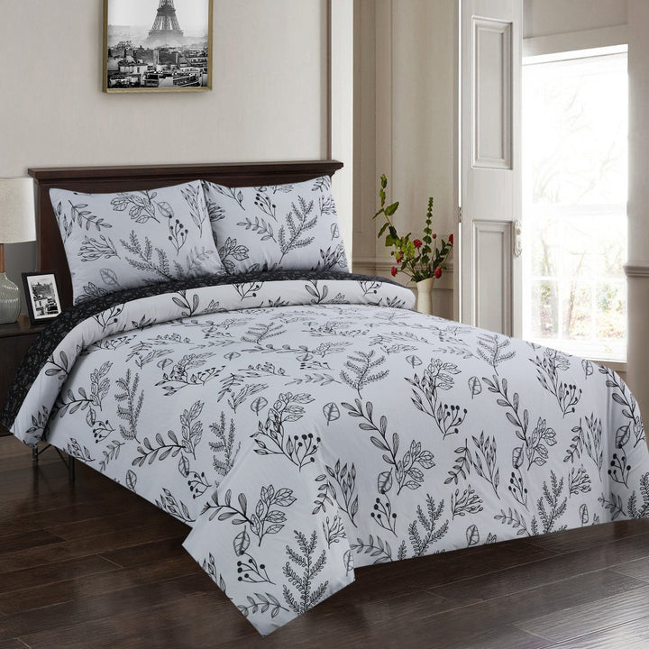 3 Pcs Premium Printed Bedsheet Set - 1479