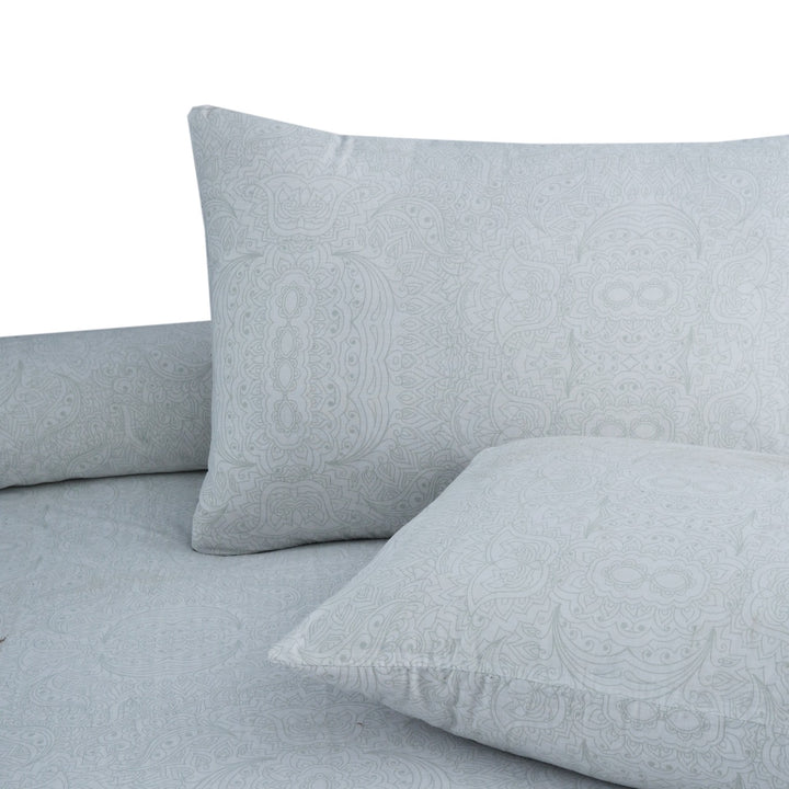 3 Pcs Premium Printed Bedsheet Set - 1483