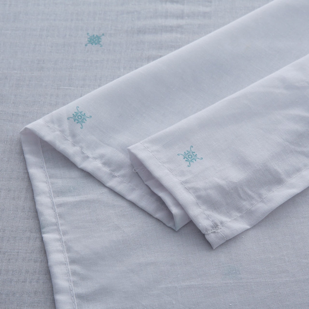 3 Pcs Premium Printed Bedsheet Set - 1485