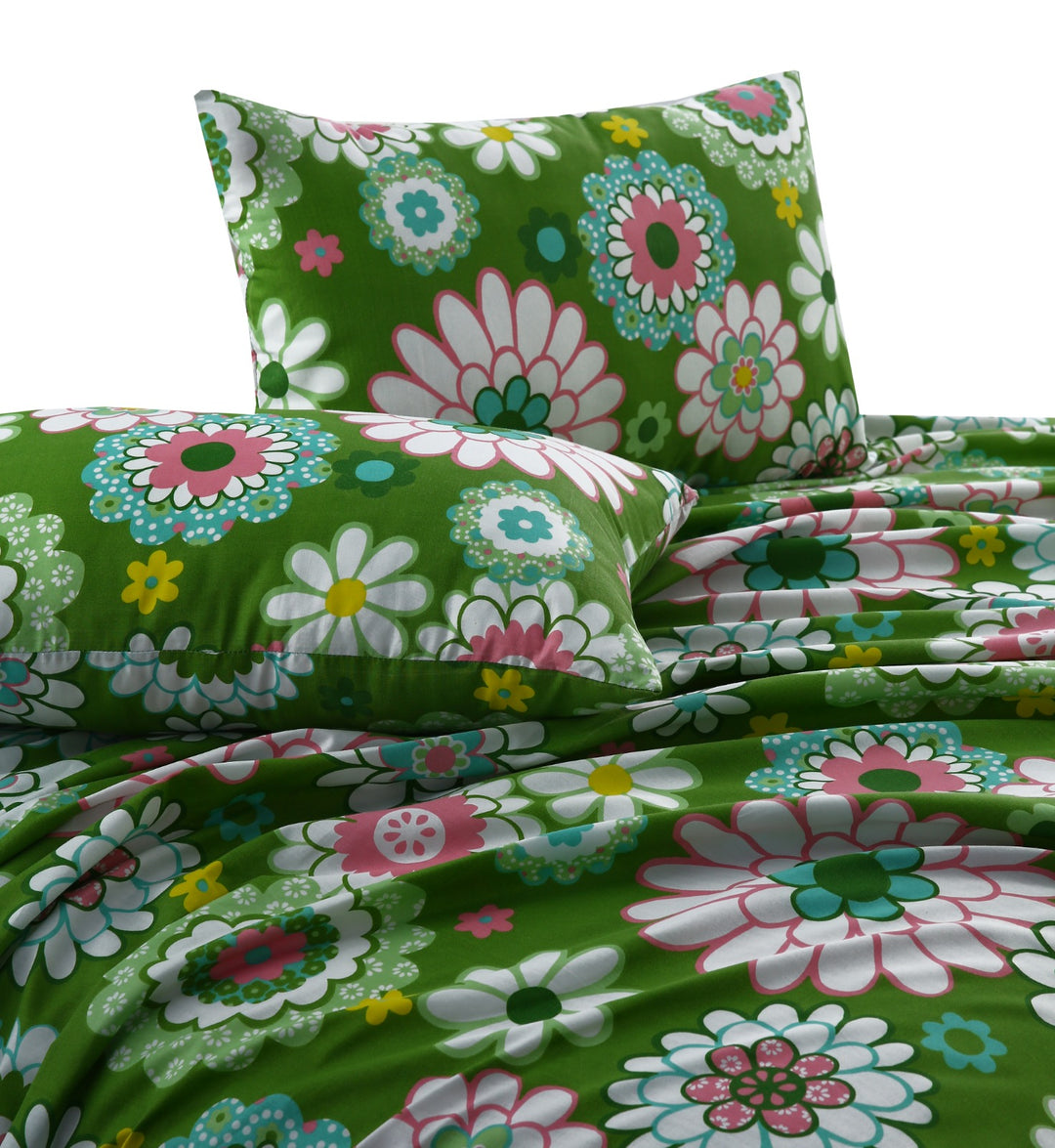 3 Pcs Premium Printed Bedsheet Set - 1490