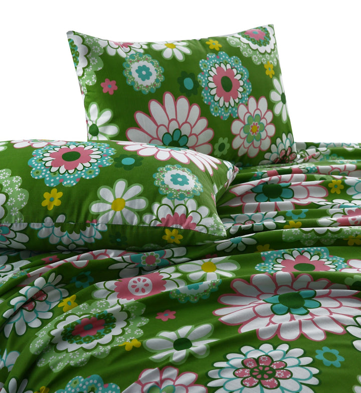 3 Pcs Premium Printed Bedsheet Set - 1490
