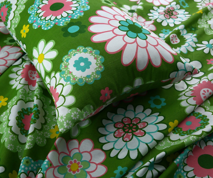 3 Pcs Premium Printed Bedsheet Set - 1490