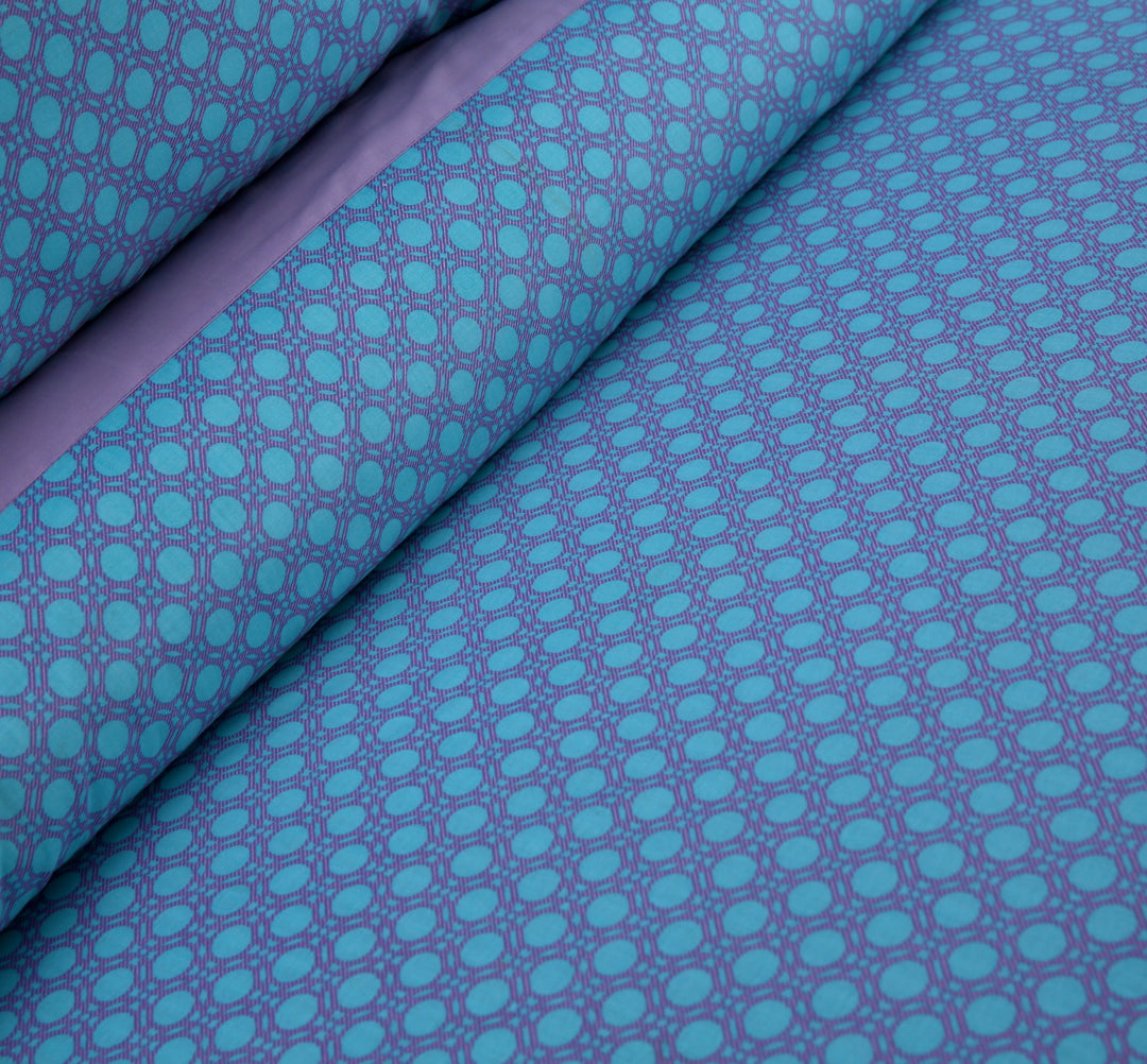 3 Pcs Cuffed Printed Bedsheet Set - 1500