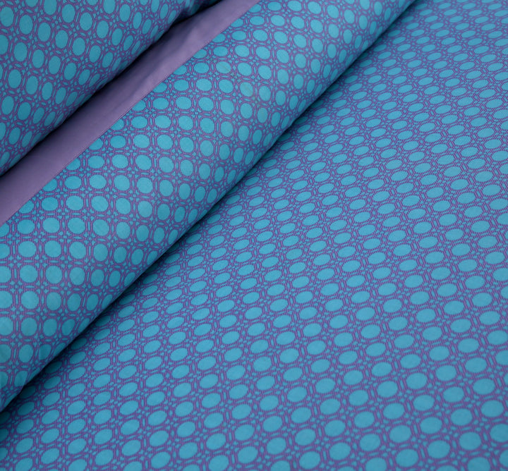 3 Pcs Cuffed Printed Bedsheet Set - 1500