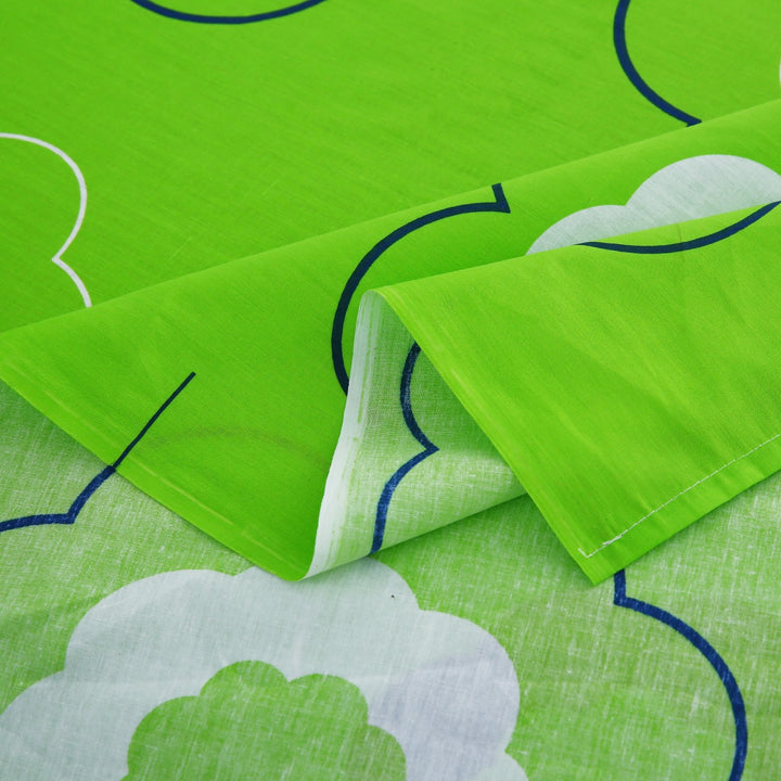 2 Pcs Luxury Single Printed Bed Sheet -1520