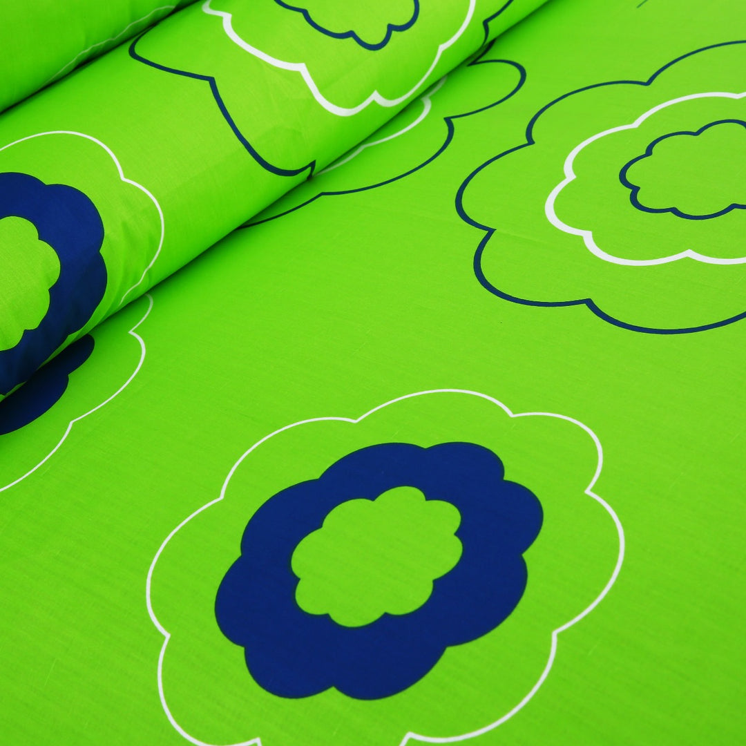 2 Pcs Luxury Single Printed Bed Sheet -1520